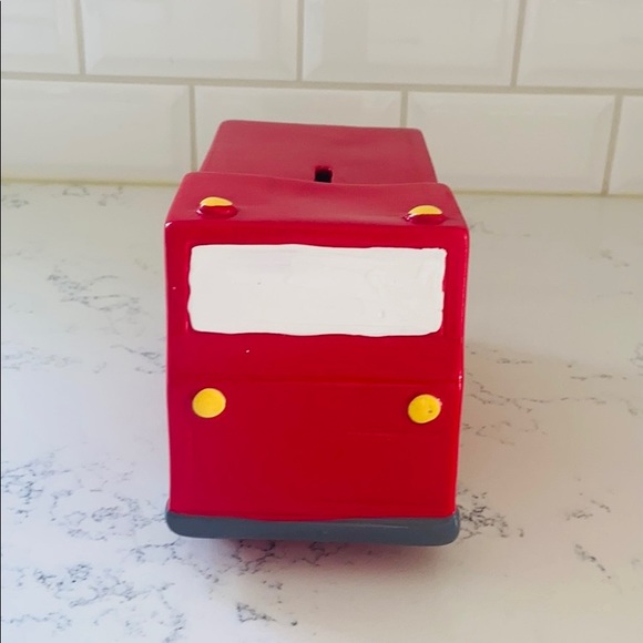 Isaac Jacobs Fire Truck Coin Bank - Picture 4 of 16